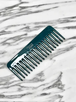 Le Peigne Large Démêlant en Acétate Bleu Encre|La Bonne Brosse Discount