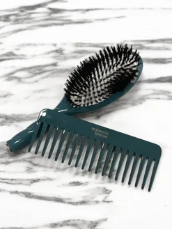 Le Peigne Large Démêlant en Acétate Bleu Encre|La Bonne Brosse Discount