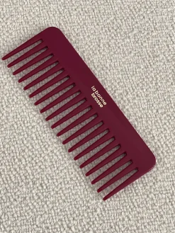 Le Peigne Large Démêlant en Acétate Rouge Cerise|La Bonne Brosse Hot