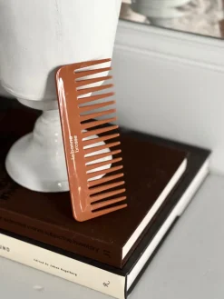 Le Peigne Large Démêlant en Acétate Terracotta|La Bonne Brosse Shop