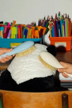 N.06 La brosse bébé MA PREMIÈRE BROSSE Blanc Crème|La Bonne Brosse Hot