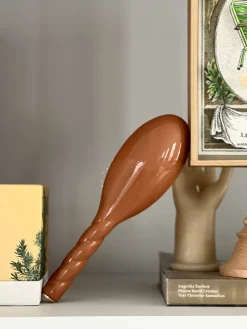 N.04 La Brosse Démêlante & Massante LA MIRACLE Terracotta|La Bonne Brosse Clearance