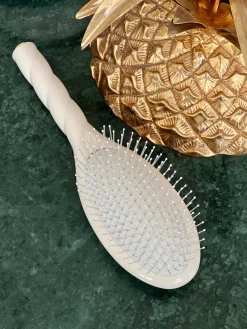 N.04 La Brosse Démêlante & Massante LA MIRACLE Blanc Crème|La Bonne Brosse New