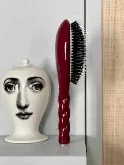 N.02 La Brosse Démêlante & Soin L'INDISPENSABLE Rouge Cerise|La Bonne Brosse Hot