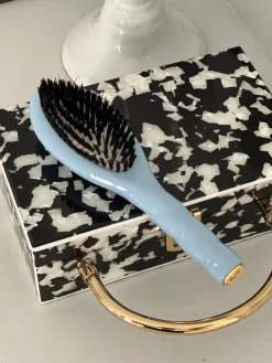 N.01 La Petite Brosse Brillance & Soin L’UNIVERSELLE Bleu Ciel|La Bonne Brosse Outlet