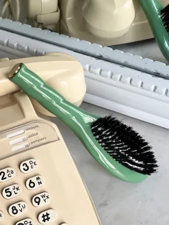 N.01 La Petite Brosse Brillance & Soin L’UNIVERSELLE Vert Amande|La Bonne Brosse Sale