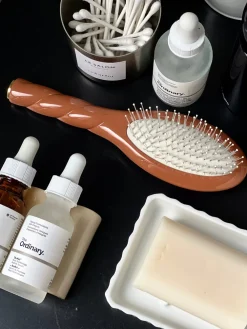 N.04 La Petite Brosse Démêlante & Massante LA MIRACLE Terracotta|La Bonne Brosse Cheap