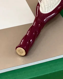 N.04 La Petite Brosse Démêlante & Massante LA MIRACLE Rouge Cerise|La Bonne Brosse Clearance