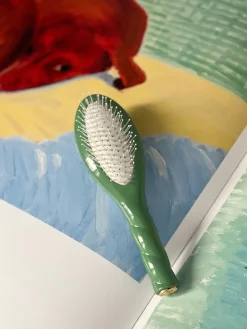 N.04 La Petite Brosse Démêlante & Massante LA MIRACLE Vert Amande|La Bonne Brosse Best Sale